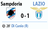 Sampdoria-Lazio 0-1