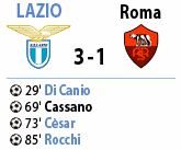 Lazio-Roma 3-1